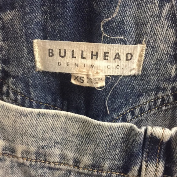 Denim short overalls - Picture 2 of 5